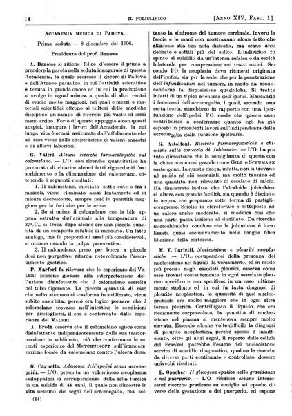 Il policlinico. Sezione pratica periodico di medicina, chirurgia e igiene