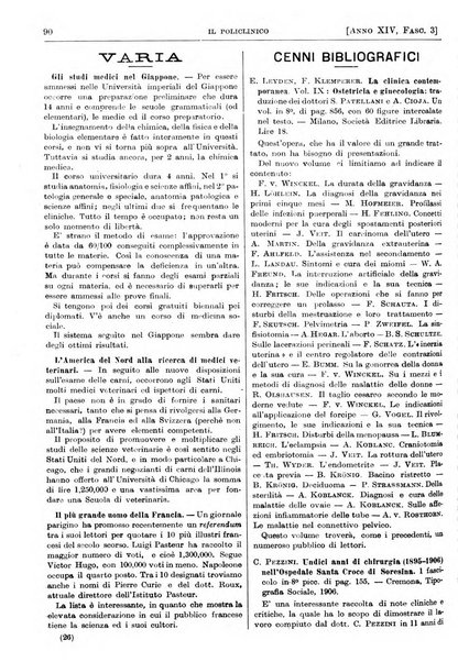 Il policlinico. Sezione pratica periodico di medicina, chirurgia e igiene