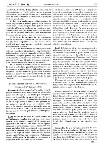 Il policlinico. Sezione pratica periodico di medicina, chirurgia e igiene