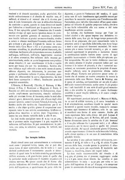 Il policlinico. Sezione pratica periodico di medicina, chirurgia e igiene