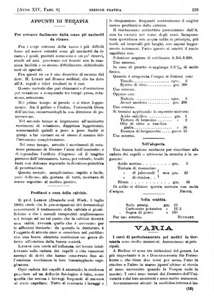 Il policlinico. Sezione pratica periodico di medicina, chirurgia e igiene