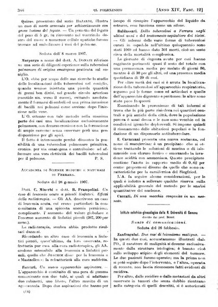 Il policlinico. Sezione pratica periodico di medicina, chirurgia e igiene