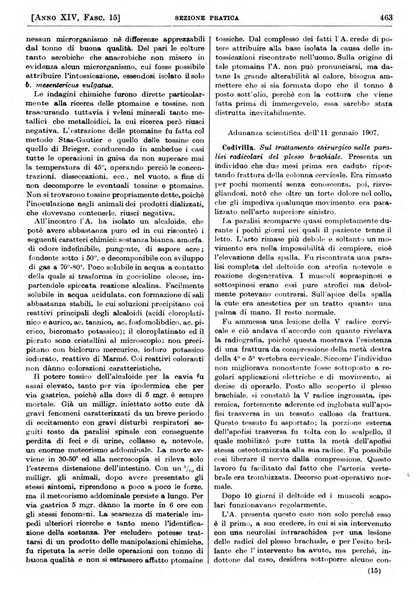 Il policlinico. Sezione pratica periodico di medicina, chirurgia e igiene