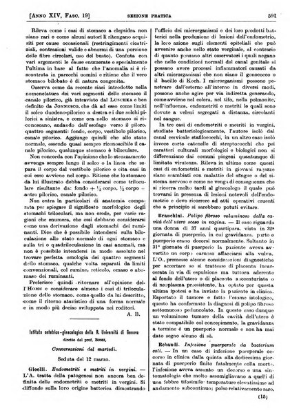 Il policlinico. Sezione pratica periodico di medicina, chirurgia e igiene