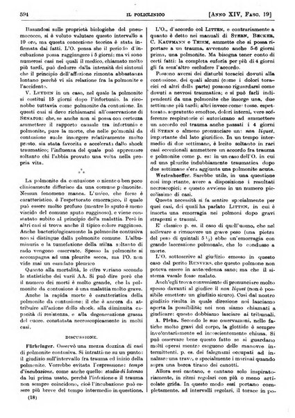 Il policlinico. Sezione pratica periodico di medicina, chirurgia e igiene