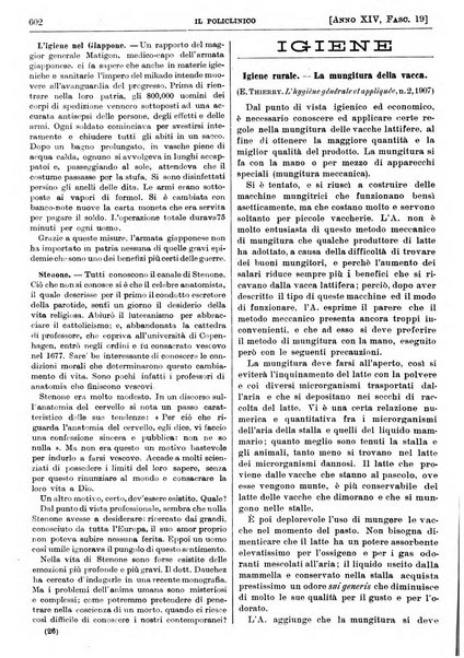 Il policlinico. Sezione pratica periodico di medicina, chirurgia e igiene