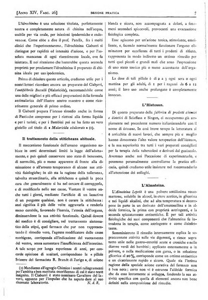 Il policlinico. Sezione pratica periodico di medicina, chirurgia e igiene