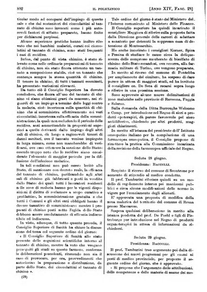 Il policlinico. Sezione pratica periodico di medicina, chirurgia e igiene