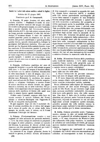 Il policlinico. Sezione pratica periodico di medicina, chirurgia e igiene