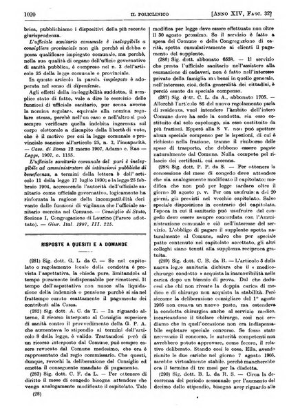 Il policlinico. Sezione pratica periodico di medicina, chirurgia e igiene