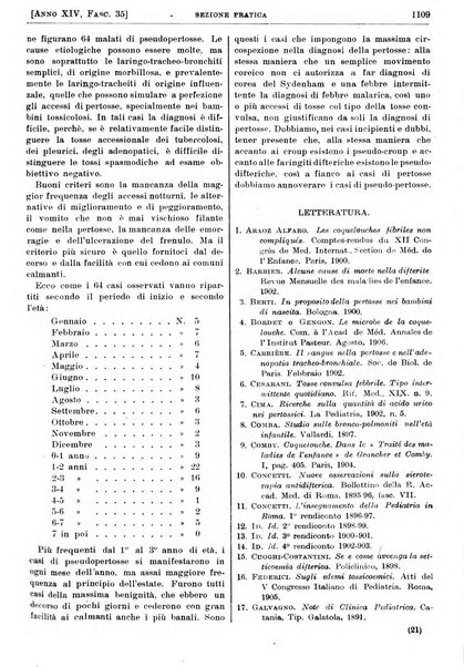 Il policlinico. Sezione pratica periodico di medicina, chirurgia e igiene