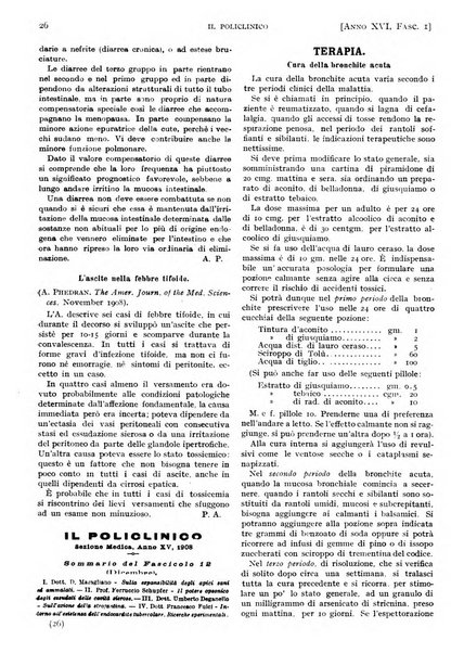 Il policlinico. Sezione pratica periodico di medicina, chirurgia e igiene