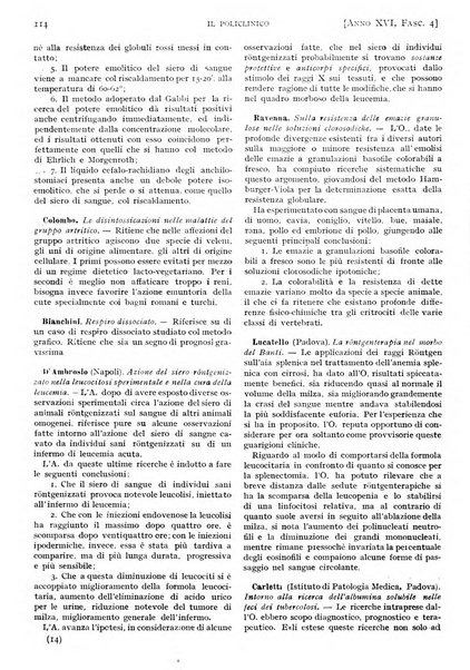 Il policlinico. Sezione pratica periodico di medicina, chirurgia e igiene