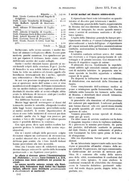 Il policlinico. Sezione pratica periodico di medicina, chirurgia e igiene