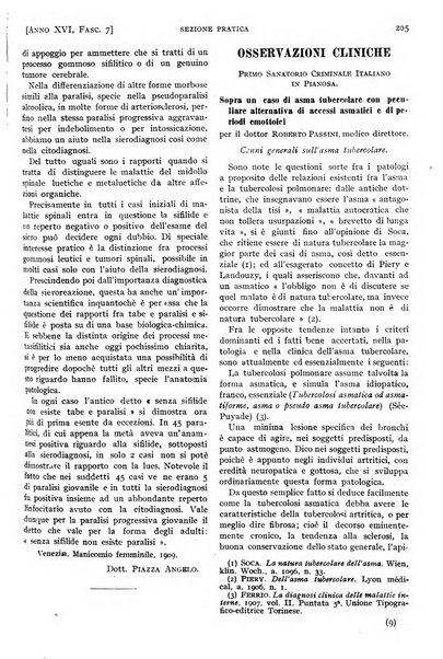 Il policlinico. Sezione pratica periodico di medicina, chirurgia e igiene