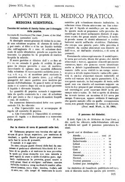 Il policlinico. Sezione pratica periodico di medicina, chirurgia e igiene