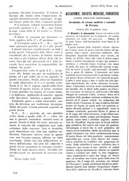 Il policlinico. Sezione pratica periodico di medicina, chirurgia e igiene