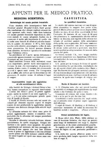 Il policlinico. Sezione pratica periodico di medicina, chirurgia e igiene