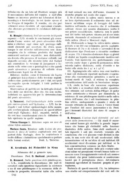 Il policlinico. Sezione pratica periodico di medicina, chirurgia e igiene