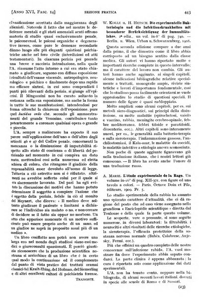 Il policlinico. Sezione pratica periodico di medicina, chirurgia e igiene