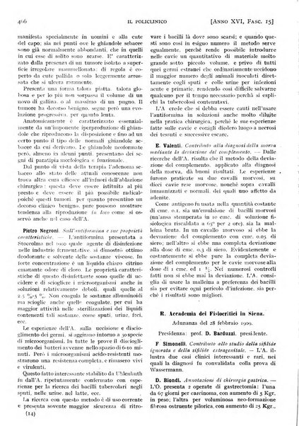 Il policlinico. Sezione pratica periodico di medicina, chirurgia e igiene