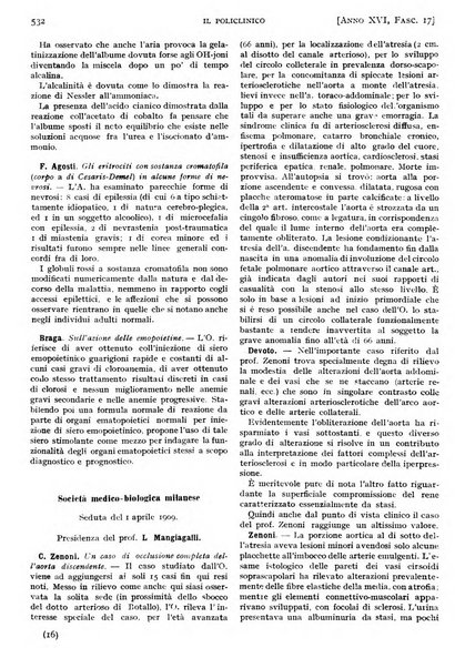 Il policlinico. Sezione pratica periodico di medicina, chirurgia e igiene