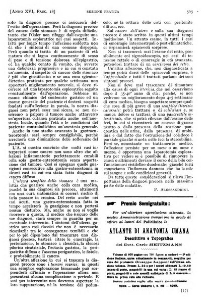 Il policlinico. Sezione pratica periodico di medicina, chirurgia e igiene