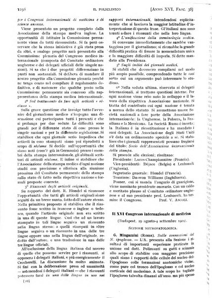 Il policlinico. Sezione pratica periodico di medicina, chirurgia e igiene