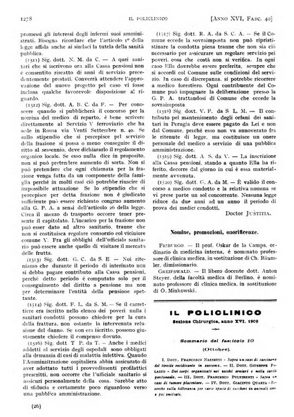 Il policlinico. Sezione pratica periodico di medicina, chirurgia e igiene