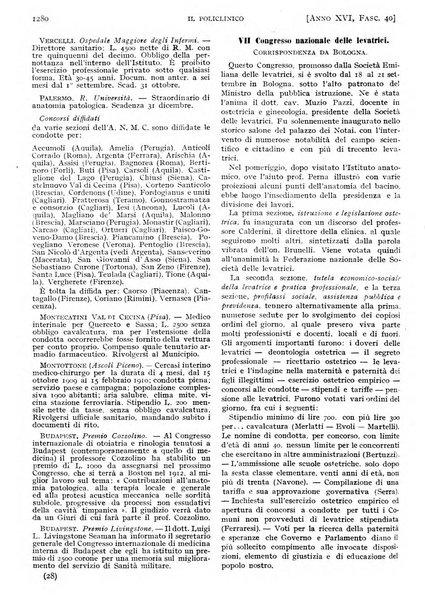 Il policlinico. Sezione pratica periodico di medicina, chirurgia e igiene