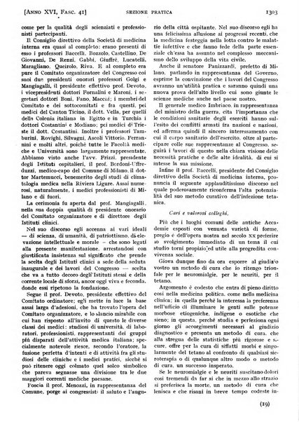 Il policlinico. Sezione pratica periodico di medicina, chirurgia e igiene