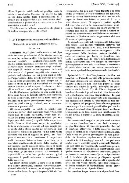 Il policlinico. Sezione pratica periodico di medicina, chirurgia e igiene