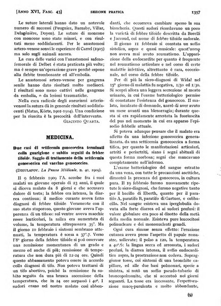 Il policlinico. Sezione pratica periodico di medicina, chirurgia e igiene