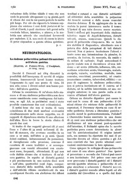 Il policlinico. Sezione pratica periodico di medicina, chirurgia e igiene