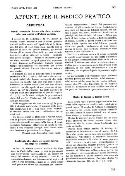 Il policlinico. Sezione pratica periodico di medicina, chirurgia e igiene