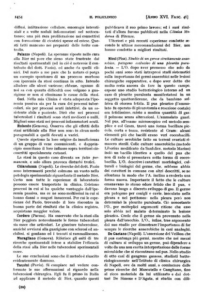 Il policlinico. Sezione pratica periodico di medicina, chirurgia e igiene