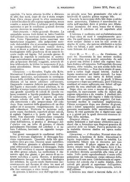 Il policlinico. Sezione pratica periodico di medicina, chirurgia e igiene