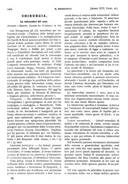 Il policlinico. Sezione pratica periodico di medicina, chirurgia e igiene