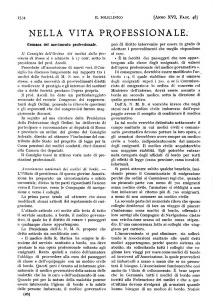 Il policlinico. Sezione pratica periodico di medicina, chirurgia e igiene