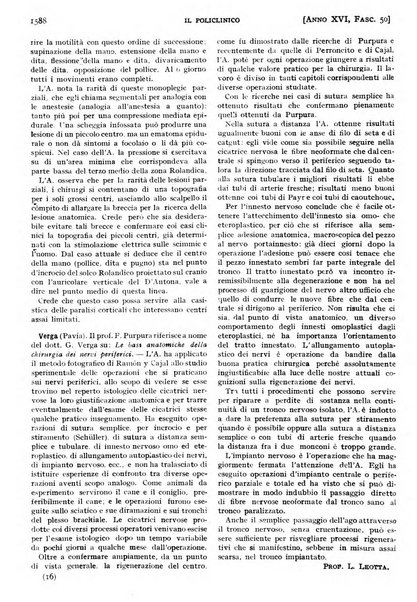 Il policlinico. Sezione pratica periodico di medicina, chirurgia e igiene