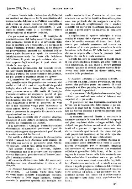 Il policlinico. Sezione pratica periodico di medicina, chirurgia e igiene