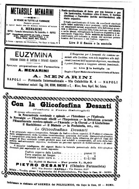 Il policlinico. Sezione pratica periodico di medicina, chirurgia e igiene