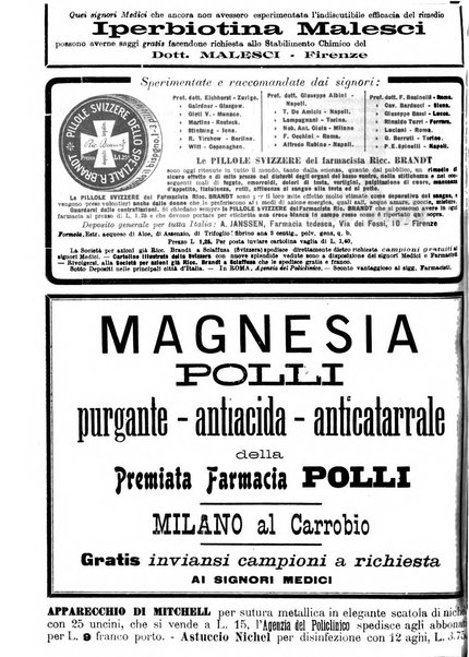 Il policlinico. Sezione pratica periodico di medicina, chirurgia e igiene