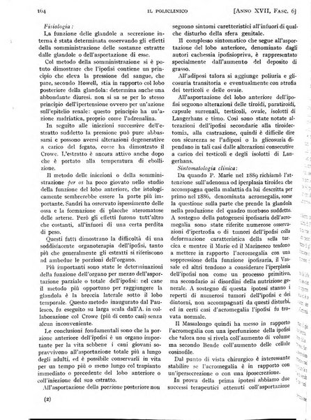 Il policlinico. Sezione pratica periodico di medicina, chirurgia e igiene