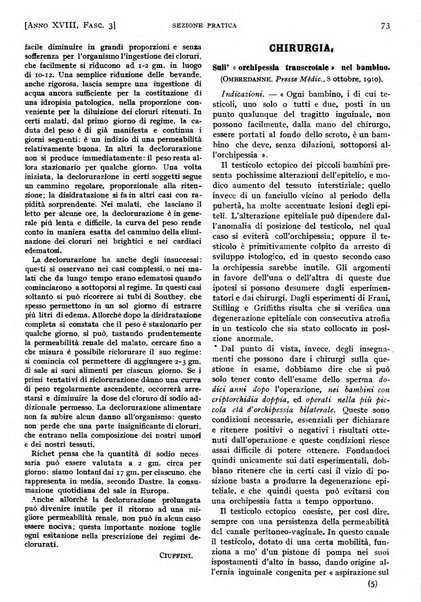 Il policlinico. Sezione pratica periodico di medicina, chirurgia e igiene