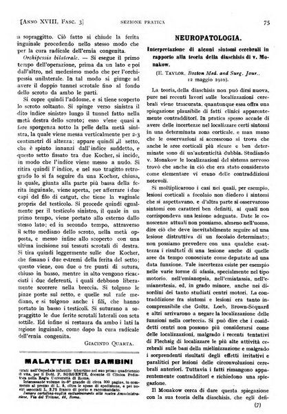 Il policlinico. Sezione pratica periodico di medicina, chirurgia e igiene