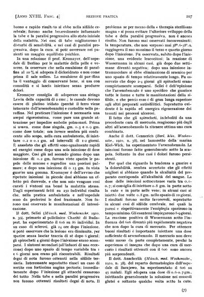 Il policlinico. Sezione pratica periodico di medicina, chirurgia e igiene