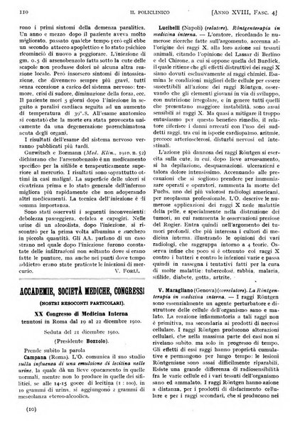 Il policlinico. Sezione pratica periodico di medicina, chirurgia e igiene