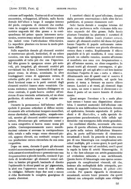 Il policlinico. Sezione pratica periodico di medicina, chirurgia e igiene