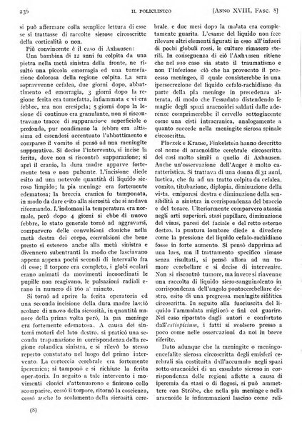 Il policlinico. Sezione pratica periodico di medicina, chirurgia e igiene